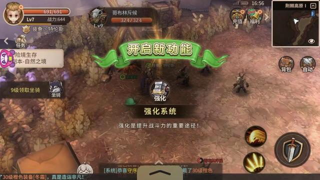 冒险之门强化系统几级开启