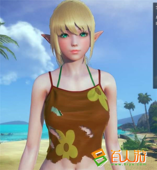 AI少女金发绿瞳精灵女存档分享_AI少女金发绿瞳精灵女捏脸数据