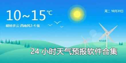 24小时天气预报软件合集